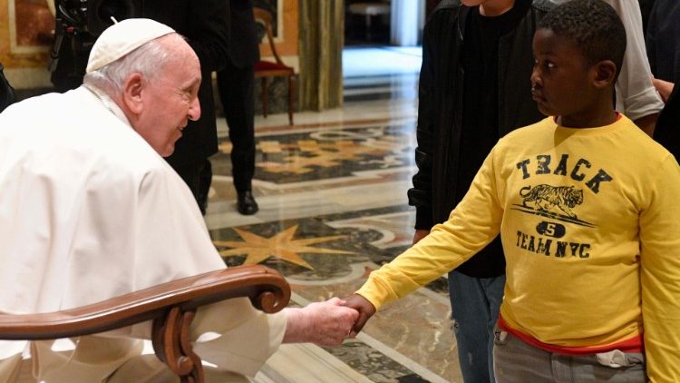 Franziskus vor ein paar Tagen bei einer Audienz