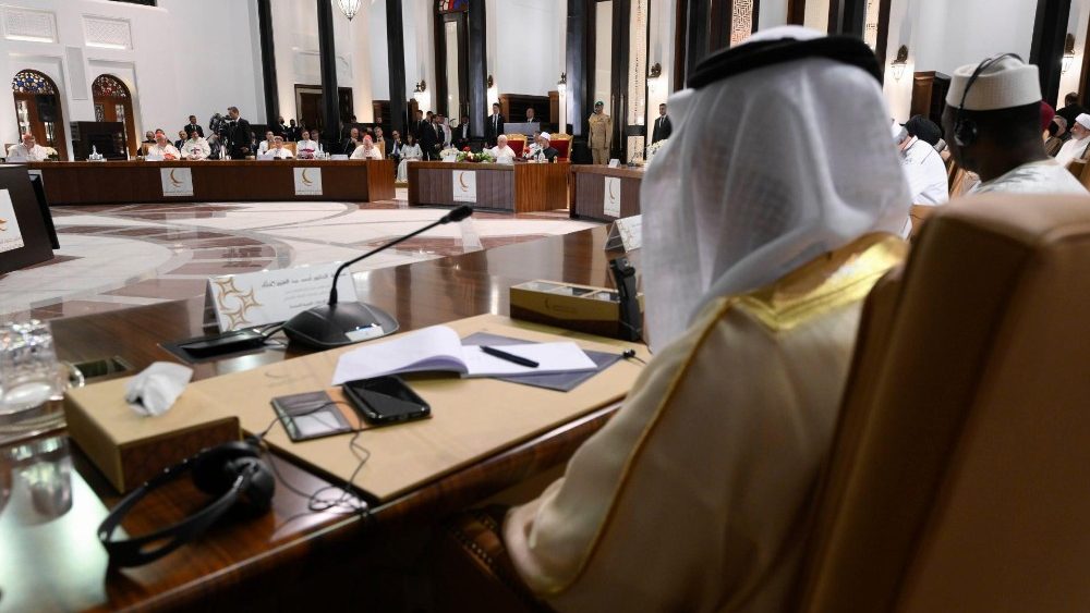 Papež promlouvá k Muslimské radě starších