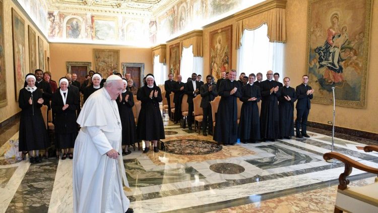 Franziskus bei der Audienz