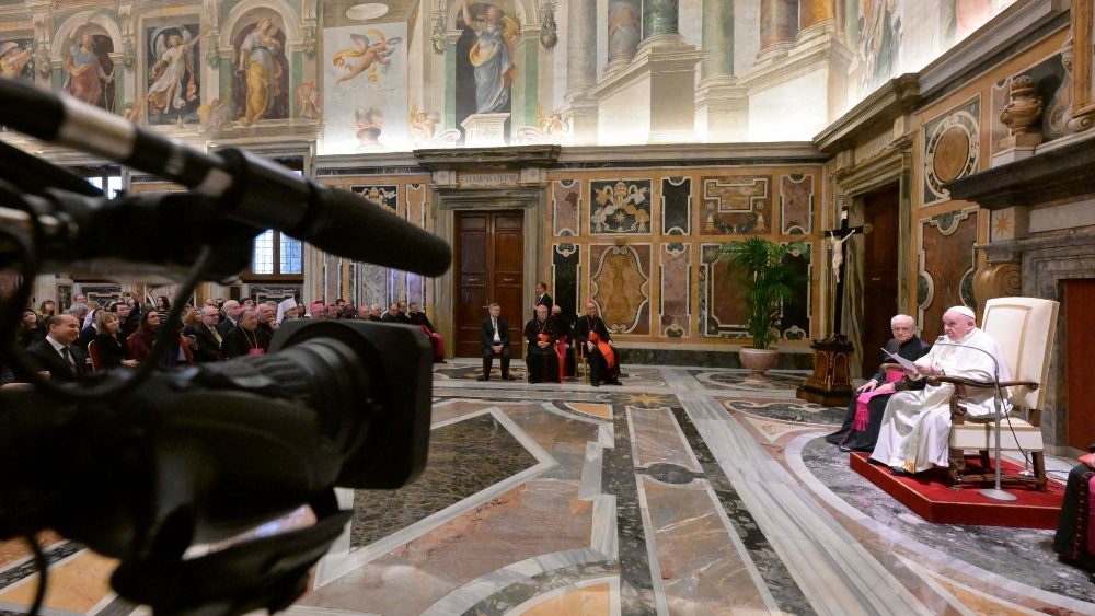 2022.11.12 Dipendenti, e Partecipanti all'Assemblea Plenaria, del Dicastero per la Comunicazione