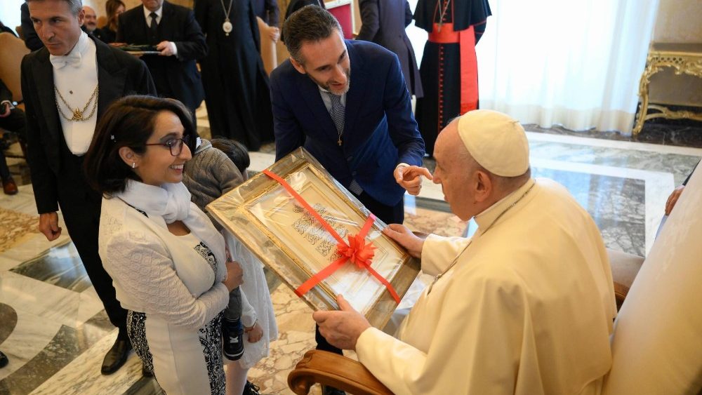 Papa com os participantes da Assembleia Geral da União Mundial dos Professores Católicos (UMEC)