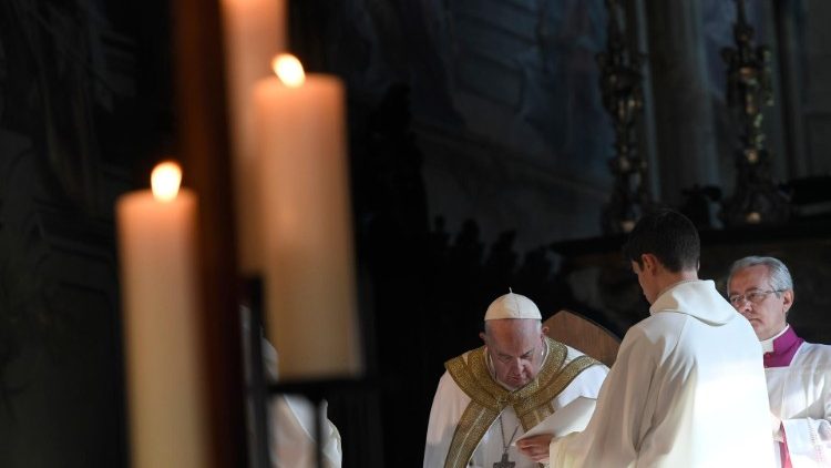 Bei der Messe in Asti