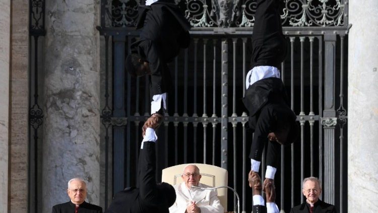 Bei der Generalaudienz