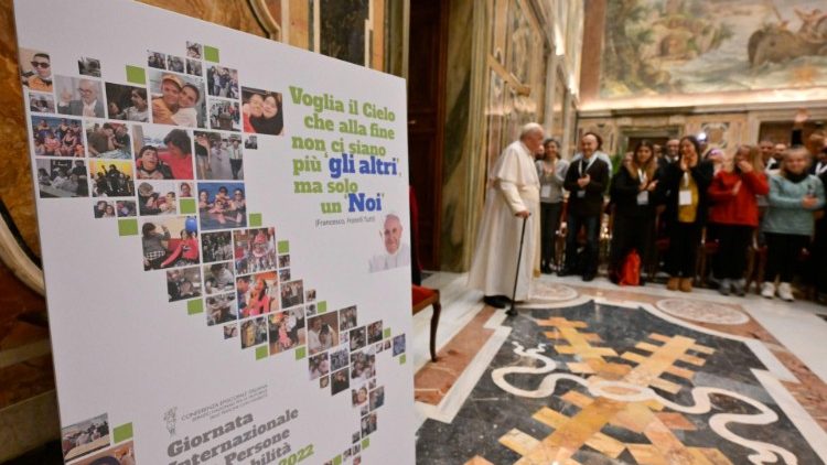 Аўдыенцыя для групы людзей з абмежаванымі магчымасцямі