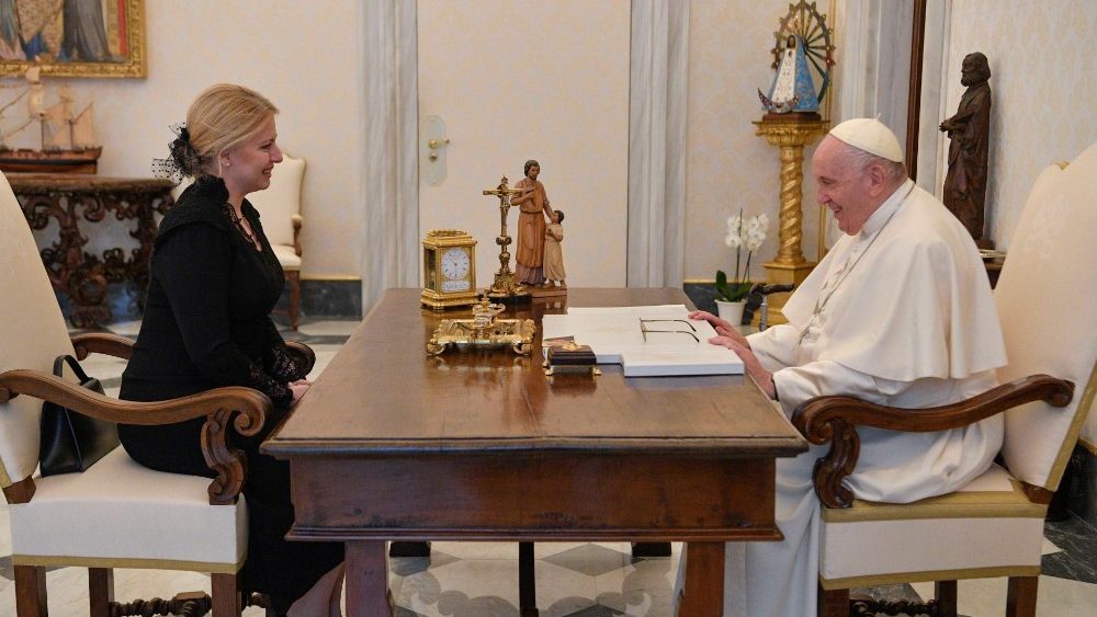 L'udienza di Papa Francesco a Zuzana Čaputová, presidente della Repubblica Slovacca