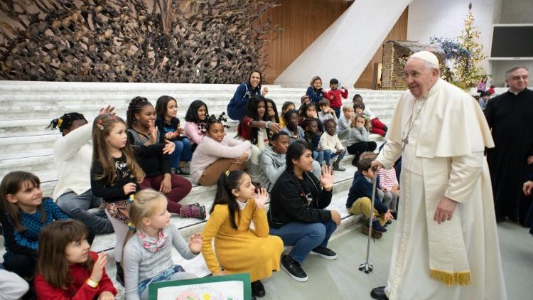 Сустрэча з маленькімі пацыентамі дыспансера святой Марты