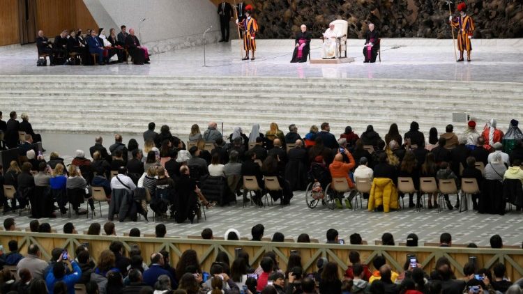 Uno scorcio dell'Aula Paolo VI