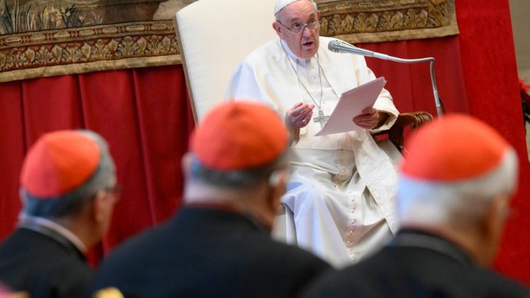 In der Segnungsaula des Petersdoms