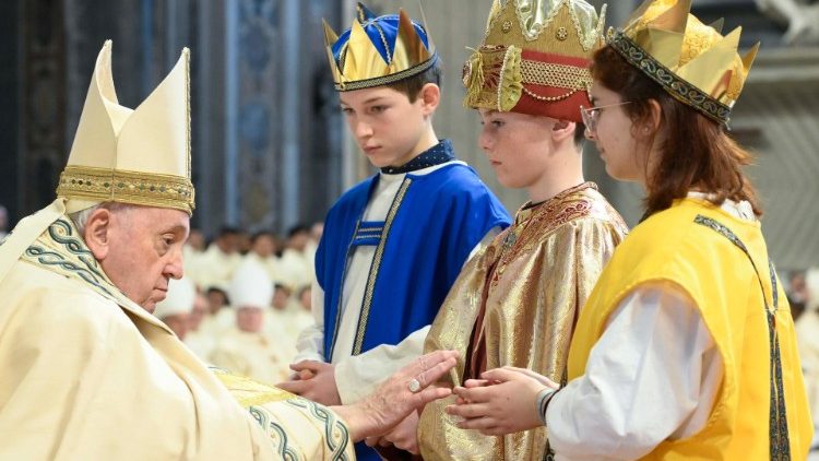 Падчас Імшы ва ўрачыстасць святой Багародзіцы Марыі