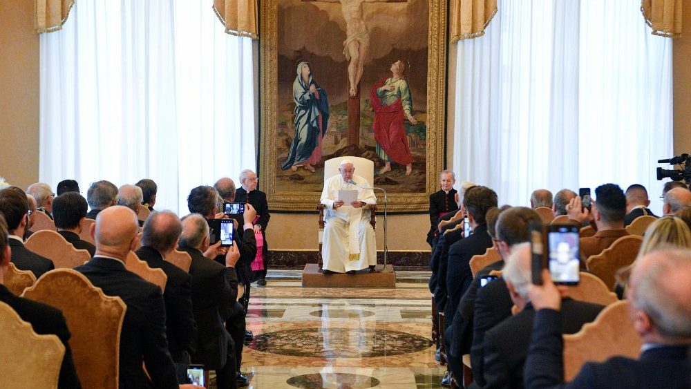 Papa Francisco com os Membros da Confederação das Confrarias