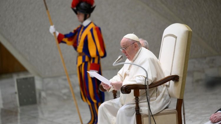 Påven Franciskus vände sina tankar till Nigeria, Demokratiska republiken Kongo och Ukraina under den allmänna audiensen den 18 januari 2023