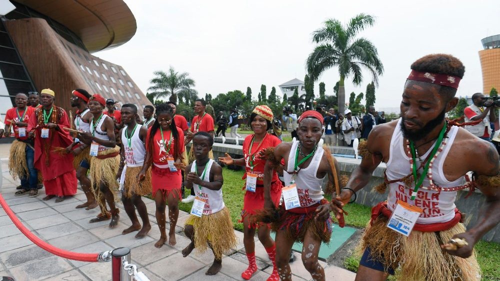 Le Pape François est arrivé à Kinshasa, le 31 janvier 2023. 