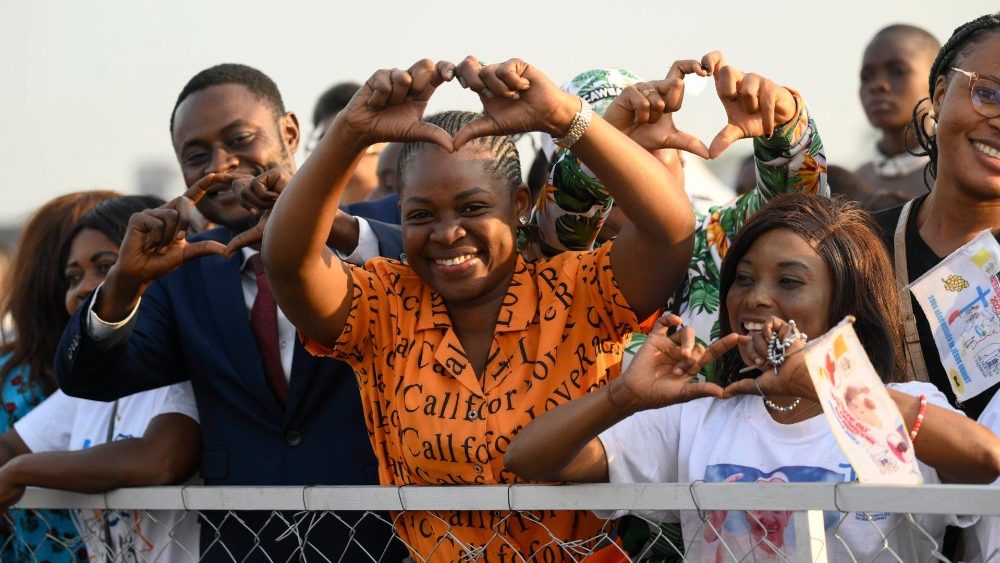 Падчас святой Імшы ў Кіншасе