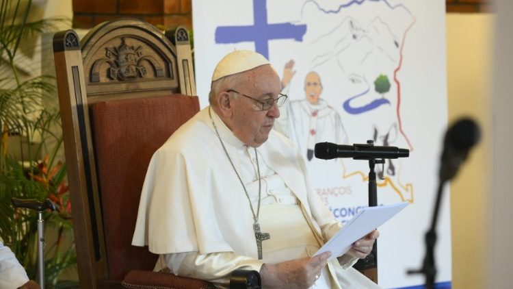 Pope Francis in DRC - Meeting with Survivors of Violence in the Eastern Part of the Country 