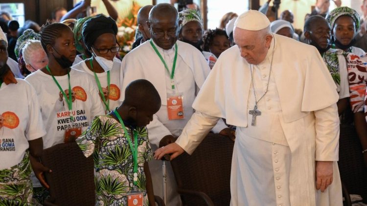 Pope Francis in DRC - Meeting with Survivors of Violence in the Eastern Part of the Country 