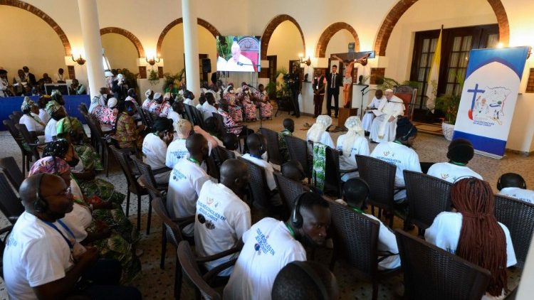 Pope Francis in DRC - Meeting with Survivors of Violence in the Eastern Part of the Country 