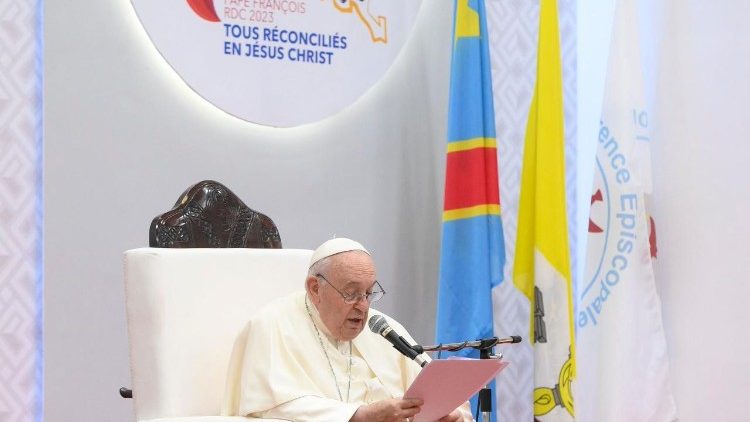 Đức Thánh Cha tại buổi gặp gỡ các Giám mục