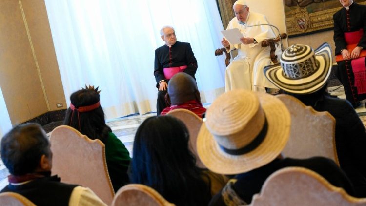 Le Pape et les peuples indigènes le 10 février 