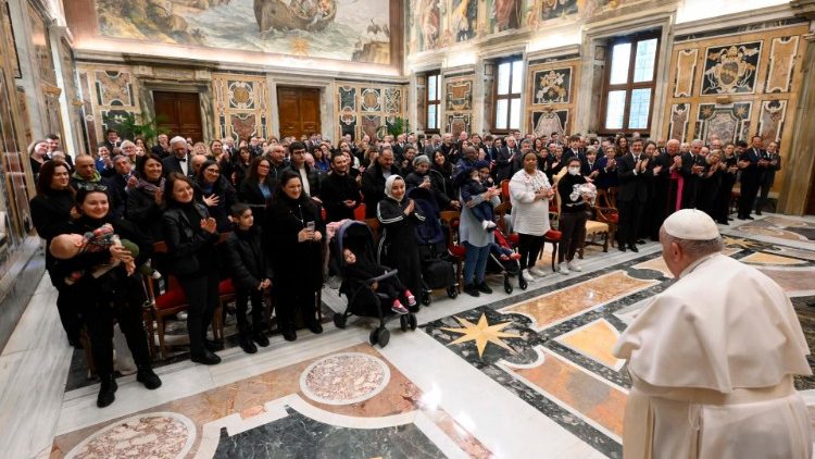 El Papa con los Socios del Círculo de San Pedro 
