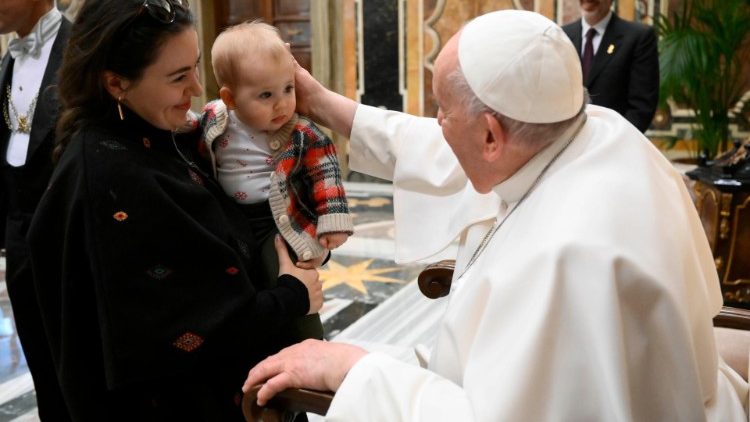 Mitglieder des Circolo San Pietro an diesem Montag beim Papst