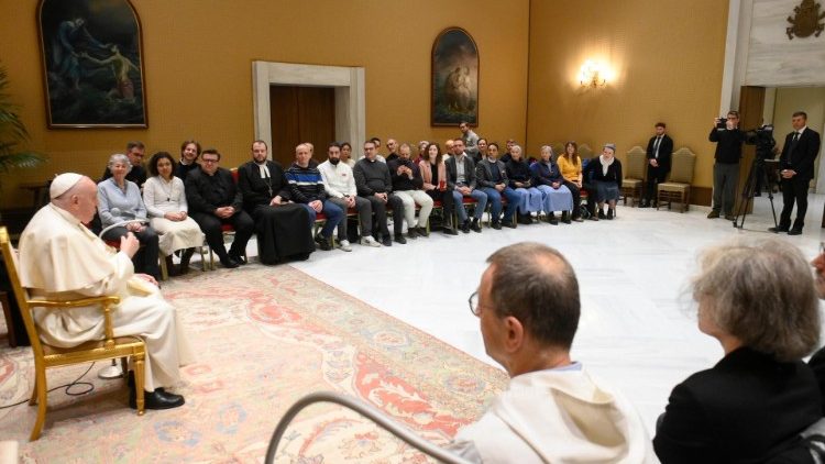 Зустріч Папи з організаторами чування