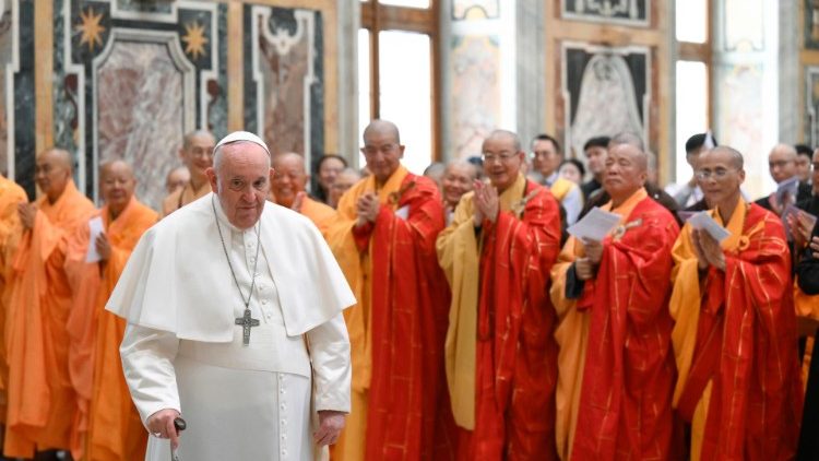 Papież z delegacją tajwańskich buddystów