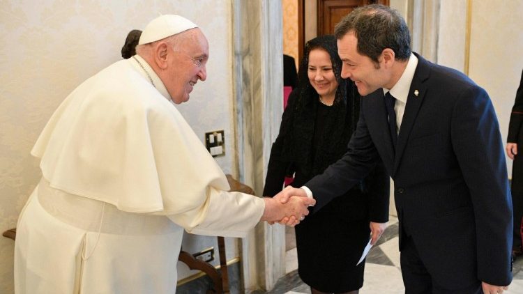 A audiência no Palácio Apostólico
