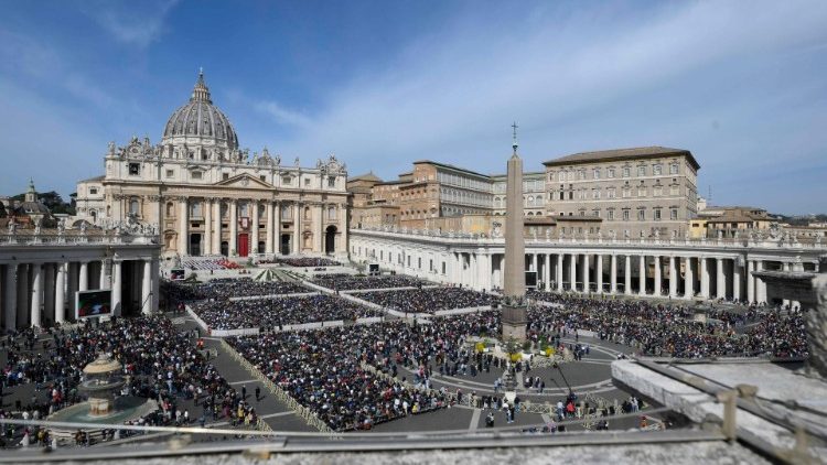 Nedjelja Muke Gospodnje, pogled na Trg svetog Petra
