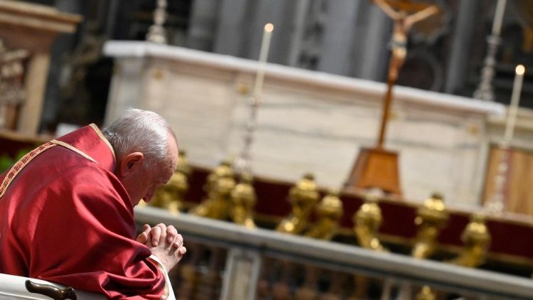 Papst Franziskus an diesem Karfreitag