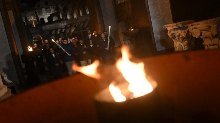 Chemin de croix au Colisée, vendredi 7 avril 2023