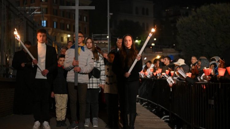 Chemin de croix au Colisée, vendredi 7 avril 2023