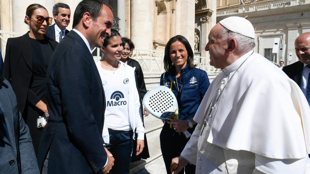A Audiência Geral de 26 de abril