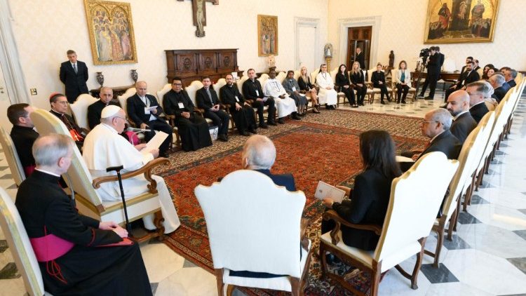 L'udienza con i partecipanti al VI Colloquio