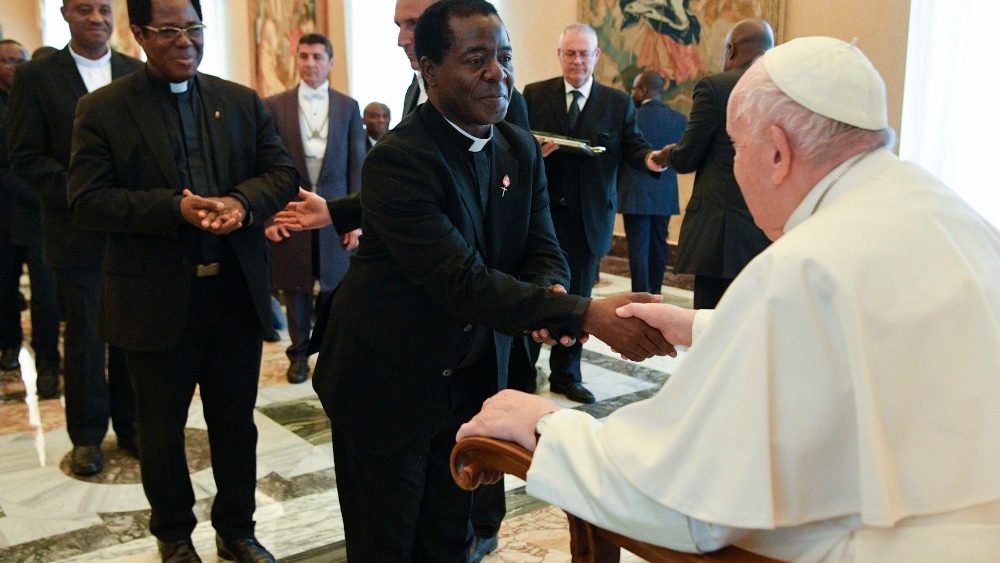 Падчас аўдыенцыі для Кангрэгацыі Святога Духа пад апекай Беззаганнага Сэрца Марыі