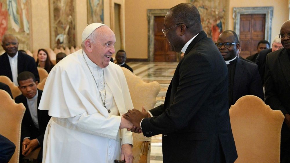 Падчас аўдыенцыі для Кангрэгацыі Святога Духа пад апекай Беззаганнага Сэрца Марыі