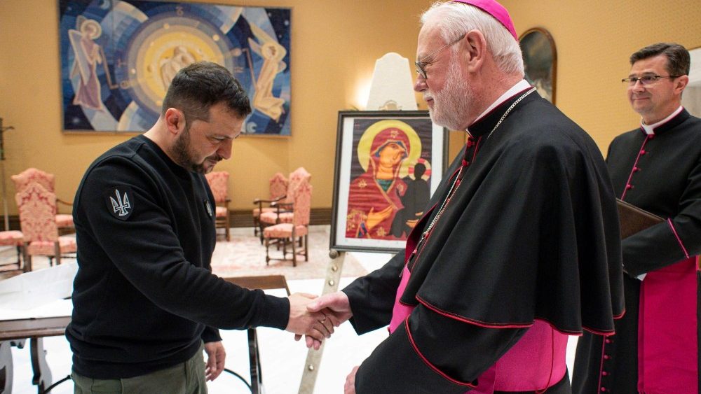 Уладзімір Зяленскі з візітам у Ватыкане