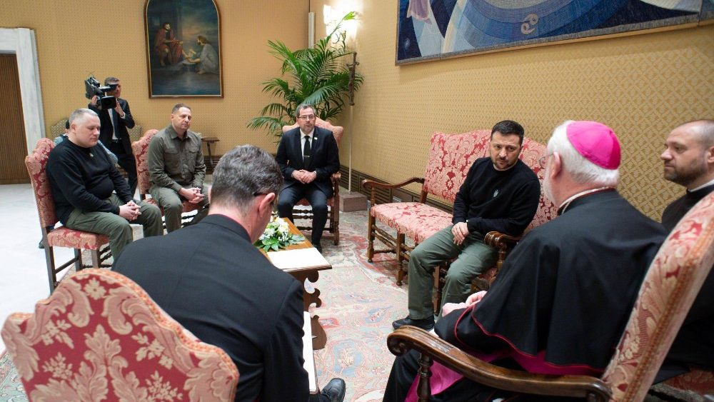 Уладзімір Зяленскі з візітам у Ватыкане