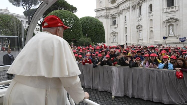 Сустрэча Папы з генуэзскай моладдзю