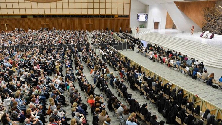 L'udienza in Aula Paolo VI