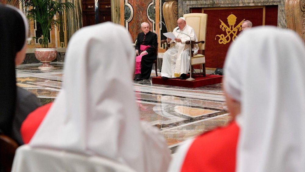 Падчас аўдыенцыі для Малых сясцёр місіянерак міласэрнасці