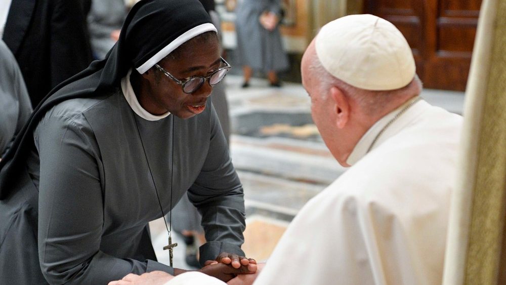 Падчас аўдыенцыі для Малых сясцёр місіянерак міласэрнасці