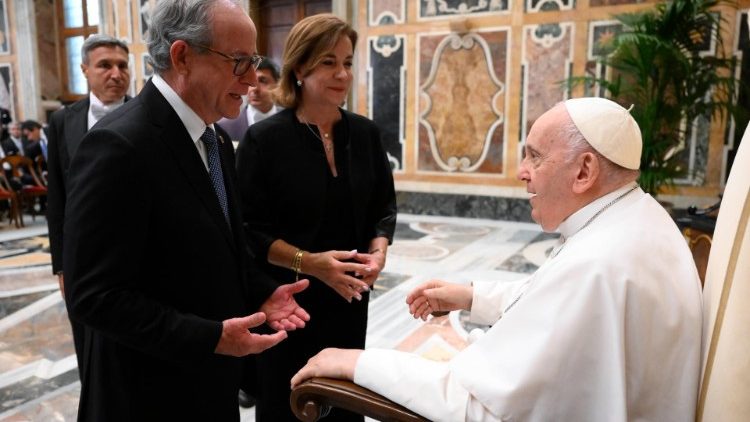 Сустрэча Францішка з Радай прадпрымальнікаў Лацінскай Амерыкі