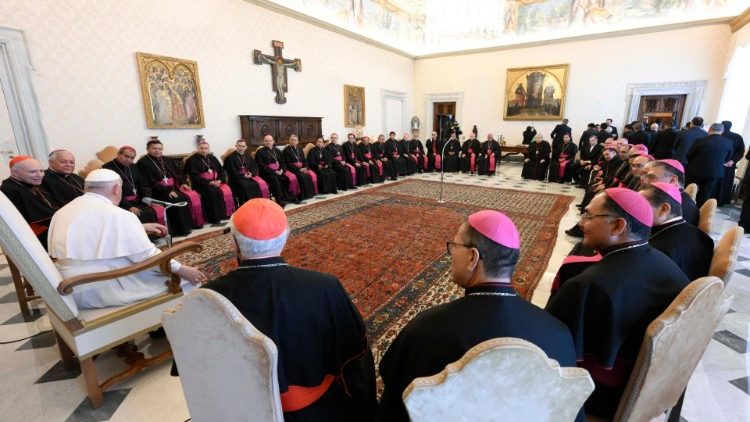 Mexican Bishops on their "ad Limina Apostolorum" visit to the Vatican