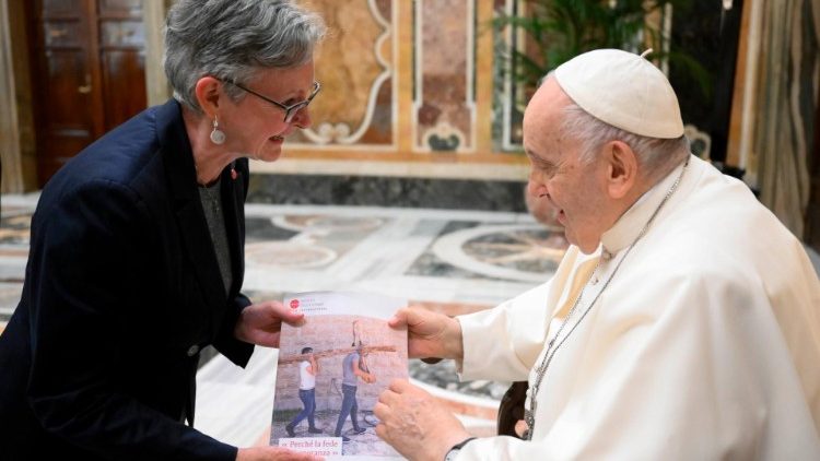 Franziskus bei der Audienz an diesem Donnerstag