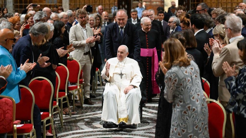 2023.06.23 Artisti partecipanti all'incontro promosso in occasione del 50Â° anniversario della inaugurazione della Collezione d'Arte Moderna dei Musei