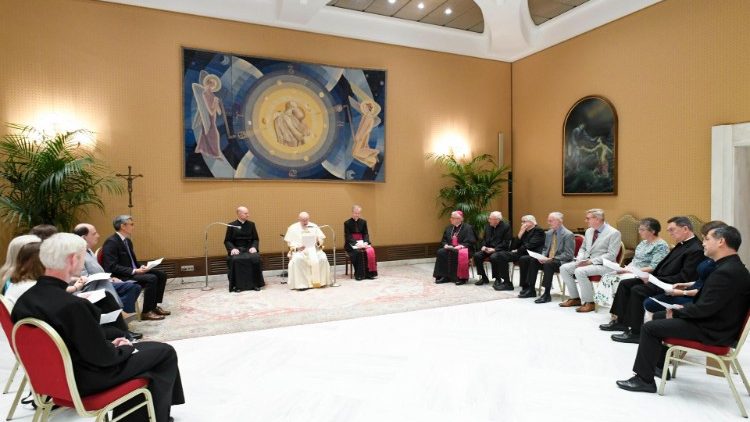 Аўдыенцыя для членаў Міжнароднай камісіі па дыялогу паміж Касцёлам і Царквой Вучні Хрыста (Disciples of Christ)
