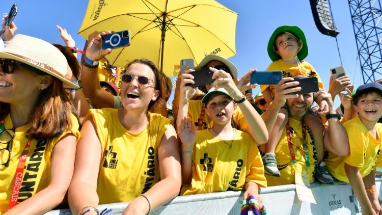 Jóvenes en al Jornada Mundial de la Juventud 