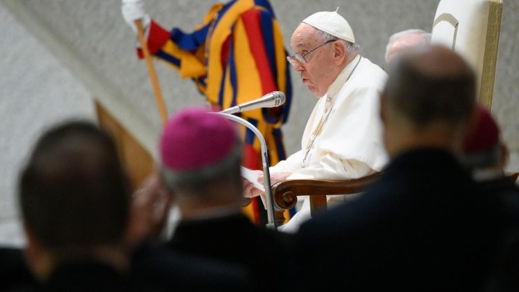 Papa Francesco all'udienza generale