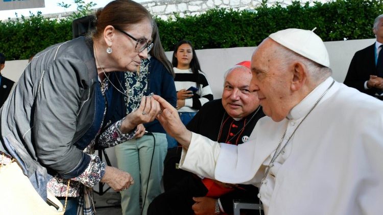 Francisco: “Gracias por su acogida todos somos hermanos, esto es importante: la fraternidad"