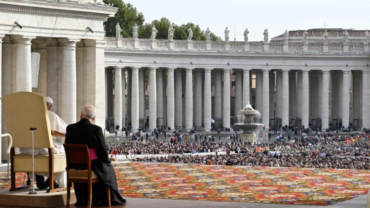 L'udienza generale in Piazza San Pietro